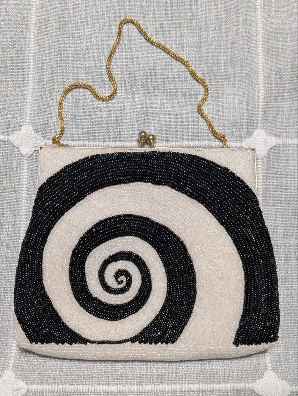 Laura Vintage Beaded Purse